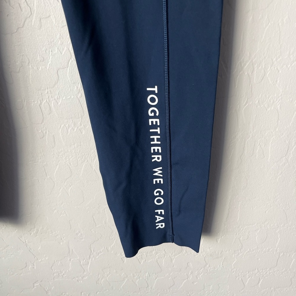 Lululemon fast and free tights peloton logo navy blue 8 - Picture 13 of 15